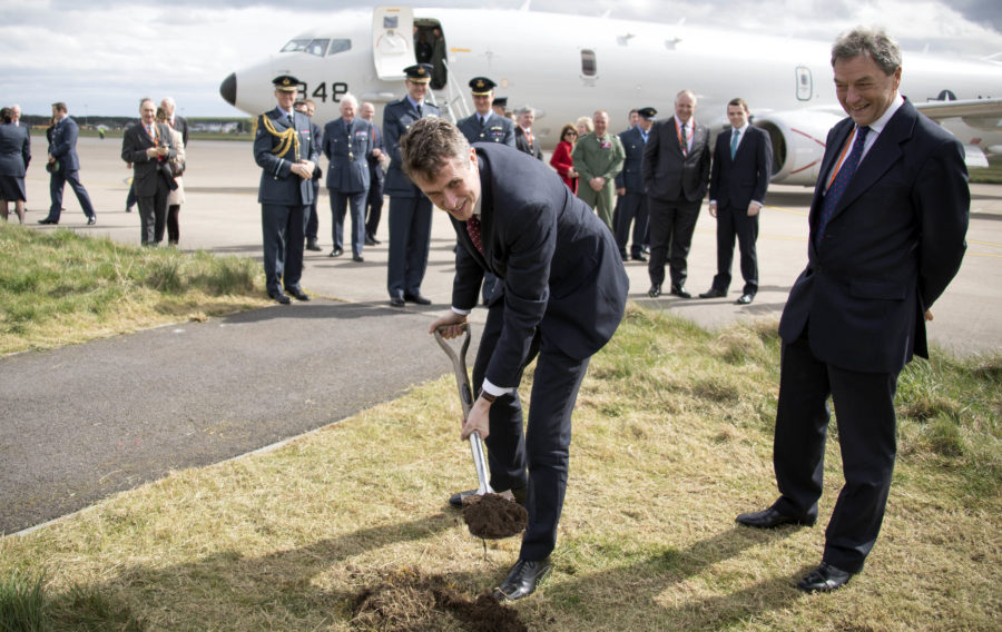 Defence Secretary launches £132m Scots submarine hunting aircraft