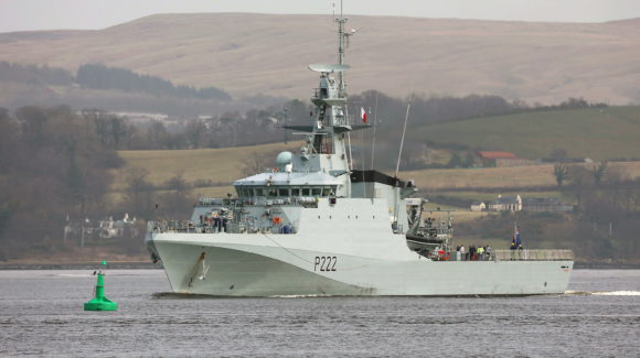 HMS Forth officially commissioned into the Royal Navy
