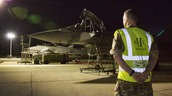 RAF Typhoons resume Romanian peacetime mission