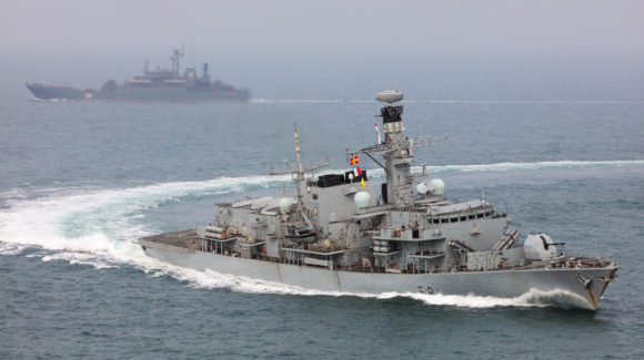 HMS Sutherland hosts UK defence services industry day in South Korea