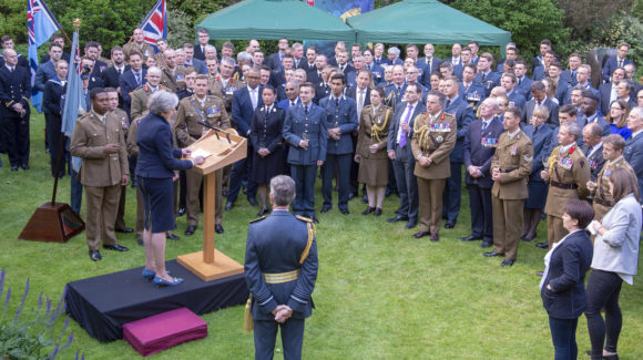 Number 10 hosts Royal Air Force centenary reception