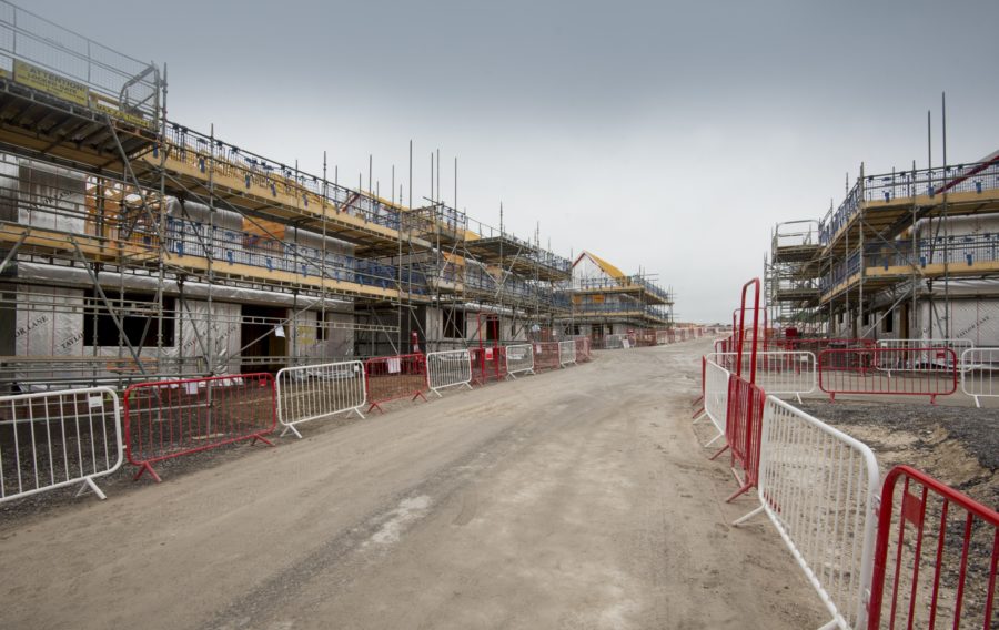 Construction progressing at Salisbury Plain service family accommodation