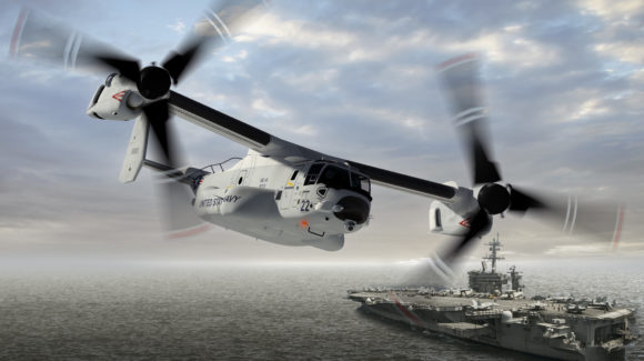 A joint venture between Bell Helicopter and Boeing has been contracted to manufacture 58 V-22 Osprey tiltrotor aircraft as part of a US Navy contract.