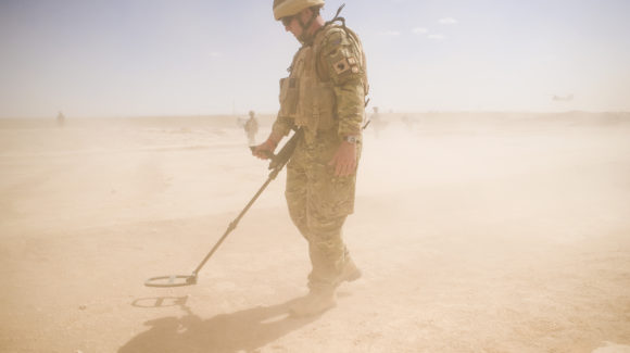 HALO Trust and Cobham share land mine clearance methods