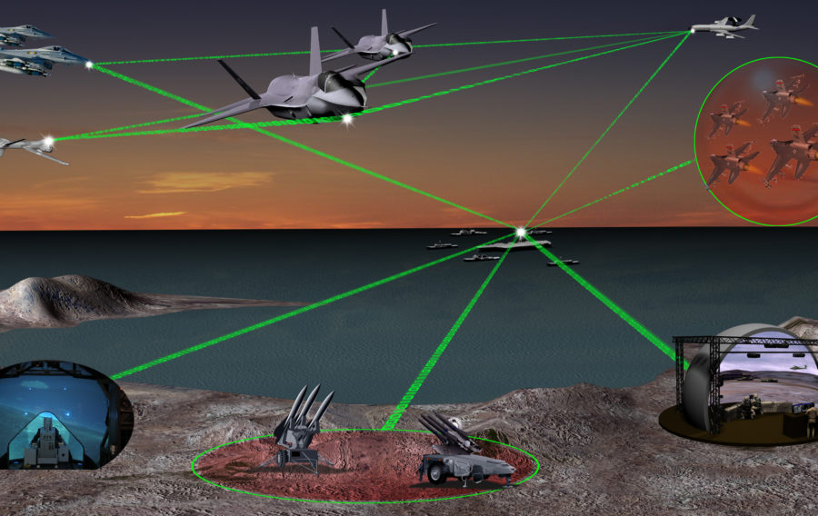 Rockwell Collins announced that it would work with DRS to provide MOD prime contractors access to its Secure Air Combat Training System.