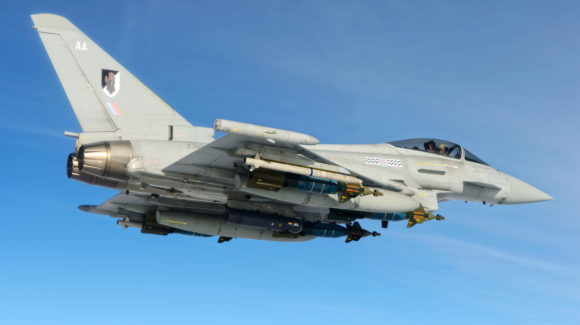 Saab has been chosen by BAE Systems for the development of a new pyrotechnic smart self-protection system for the Eurofighter Typhoon aircraft to defeat radar- and IR-guided threats. 