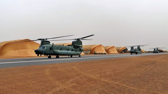 RAF helicopters to support French counter-terrorism operations in Mali