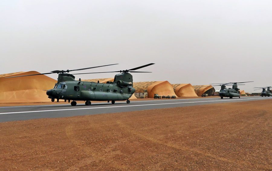 RAF helicopters to support French counter-terrorism operations in Mali