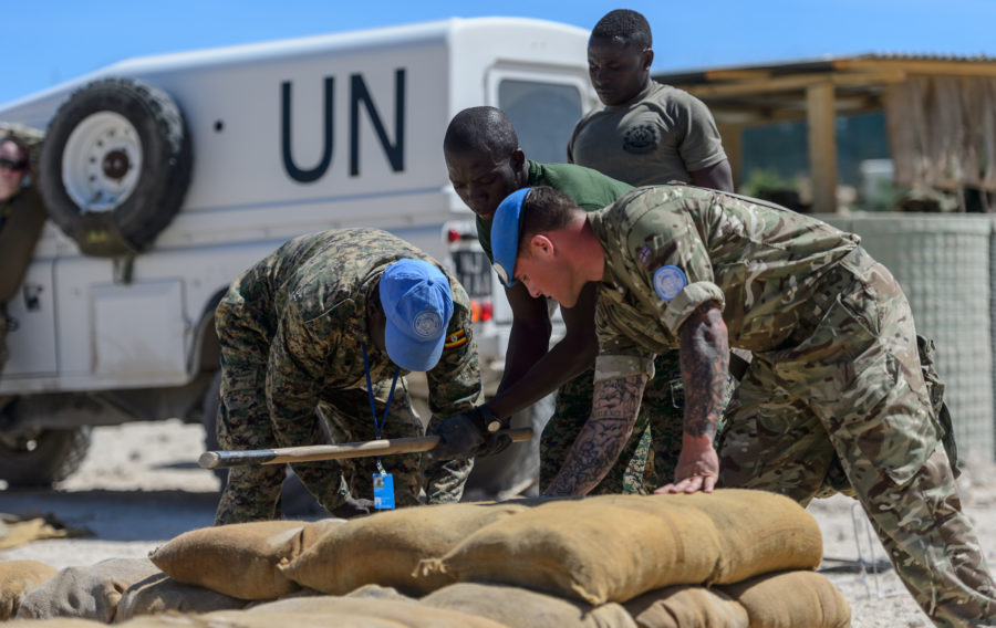 Since January 2017, British service personnel have trained the Somalian National Army in medical best practice and leadership development.