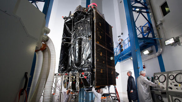 US Air Force ships advanced GPS III satellite to Cape Canaveral for launch