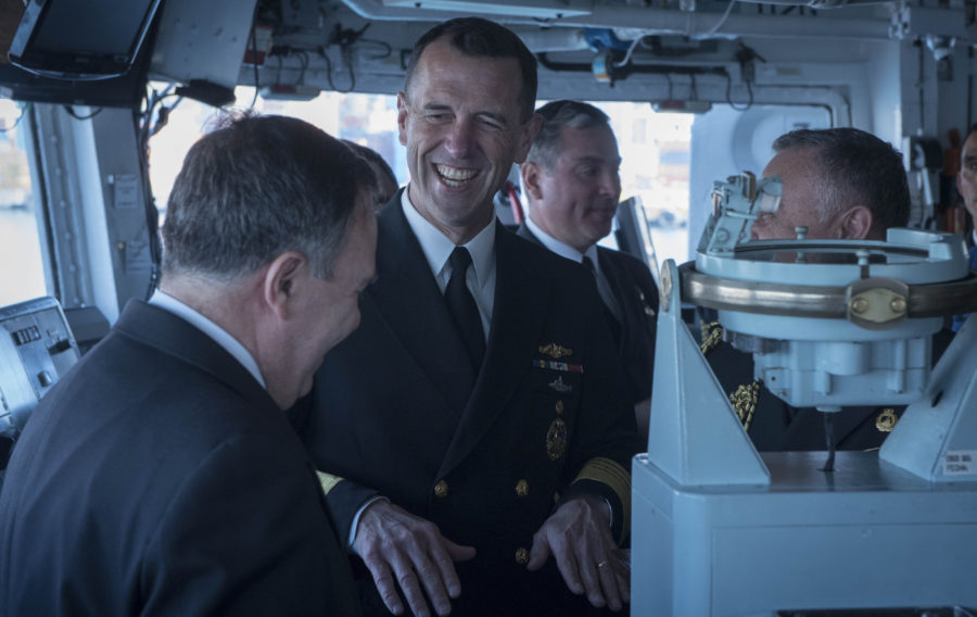 US Chief of Naval Operations Admiral John Richardson has visited Chile to discuss ways in which the US and Chilean navies can build closer ties.