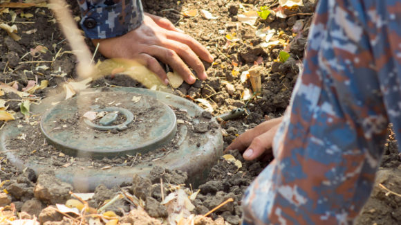 UK aid to protect people from threat of lethal landmines