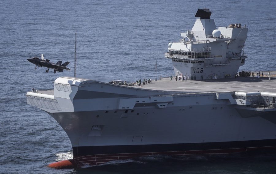 F-35 jets make history with HMS Queen Elizabeth