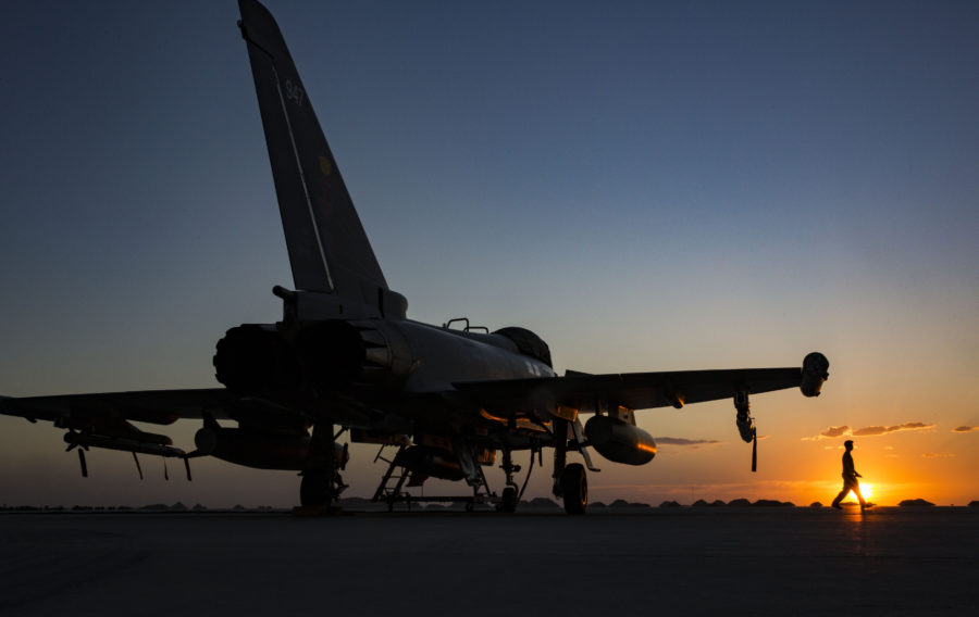 Typhoons from RAF Lossiemouth’s II (Army Cooperation) Squadron have arrived at Thumrait Airbase in the South of Oman to take part in Exercise SAIF SAREEA 3.