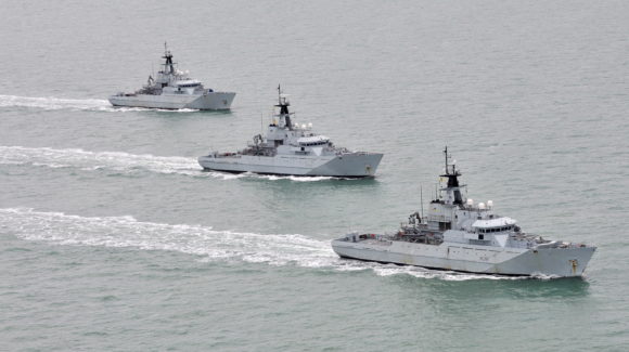 Defence Secretary secures patrol vessels to protect home waters