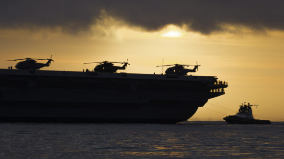 Queen Elizabeth-class aircraft carriers have been added to the Naval Combat Systems Integration Support Service (NCSISS), QinetiQ has confirmed.