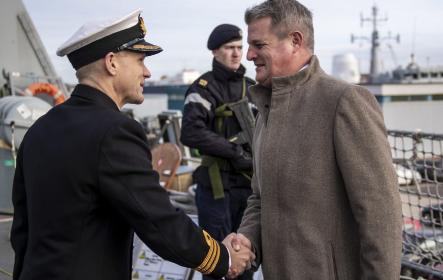 Three shipbuilders have been shortlisted to build five new Type 31e frigates on behalf of the Royal Navy, Defence Minister Stuart Andrew has announced.