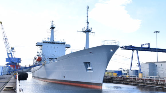 Work completed on royal navy vessel at Babcock’s Rosyth facilities