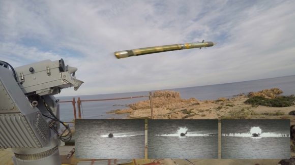 MBDA demonstrates Mistral missile against surface vessels