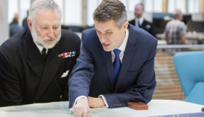 Defence Secretary visits new UK Hydrographic Office headquarters