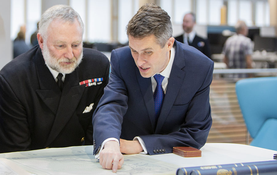 Defence Secretary visits new UK Hydrographic Office headquarters