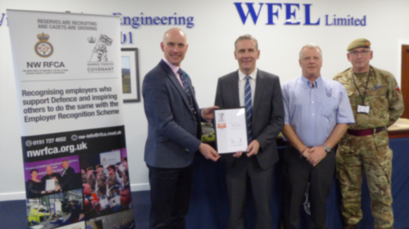 WFEL receives Armed Forces Covenant award