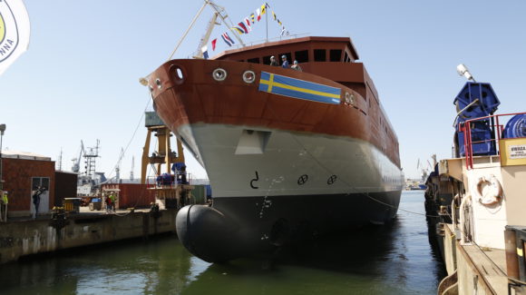 New Swedish SIGINT ship launched in Gdynia