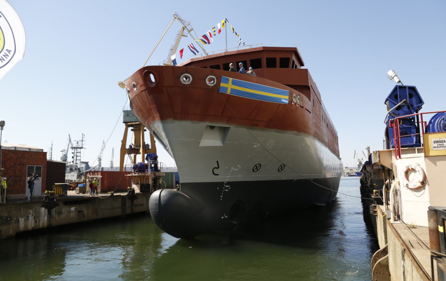 New Swedish SIGINT ship launched in Gdynia