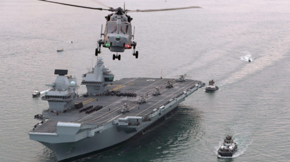 HMS Queen Elizabeth moves closer to operations with transatlantic training