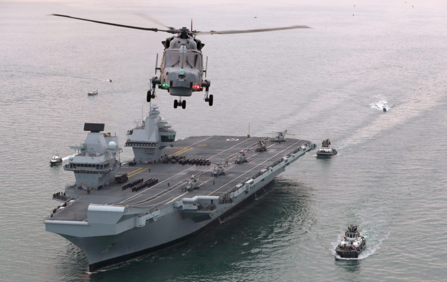 HMS Queen Elizabeth moves closer to operations with transatlantic training