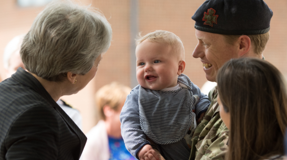 Prime Minister visits Northwood Headquarters