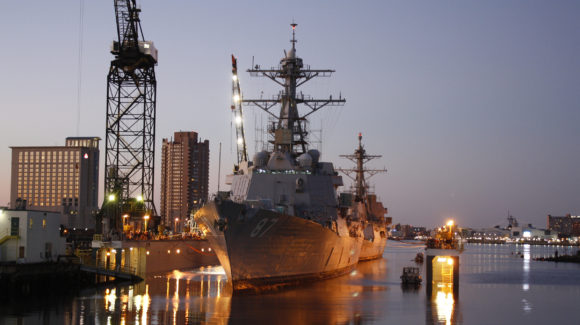 BAE Systems' San Diego shipyard to tandem dry-dock two destroyers