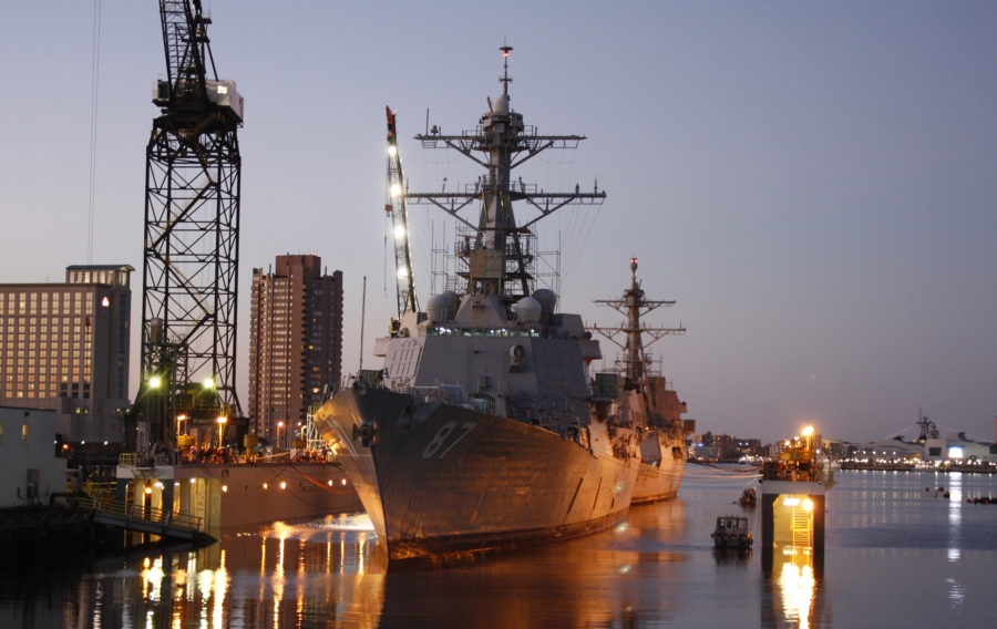 BAE Systems' San Diego shipyard to tandem dry-dock two destroyers