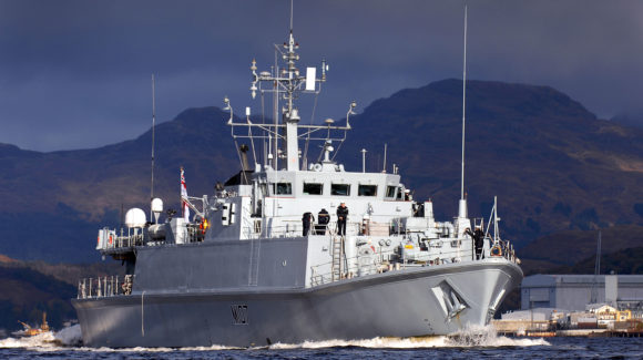 HMS Pembroke returns to action after Fife refit