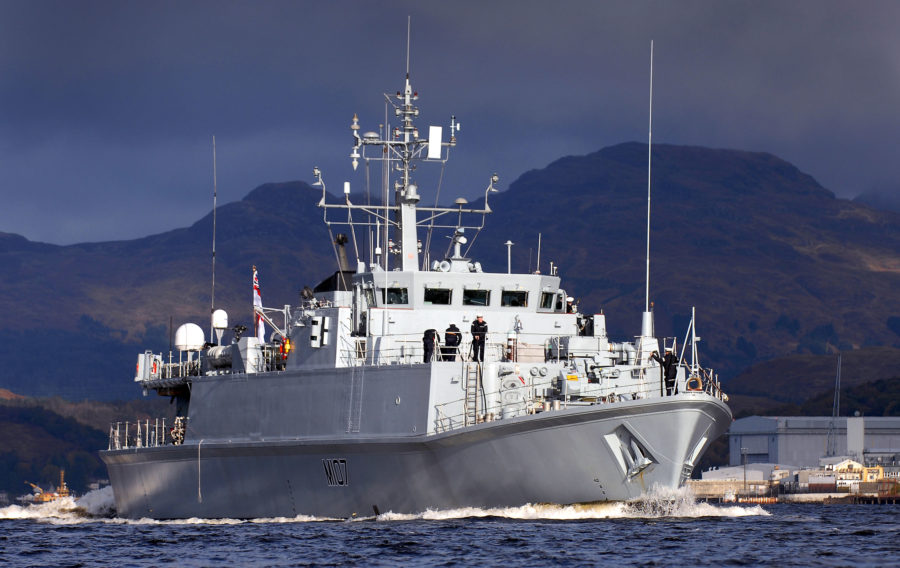HMS Pembroke returns to action after Fife refit