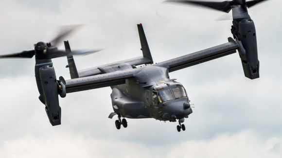 Raytheon debuts portable V-22 virtual reality trainer