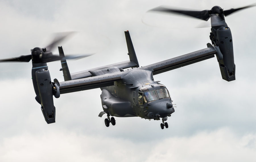 Raytheon debuts portable V-22 virtual reality trainer