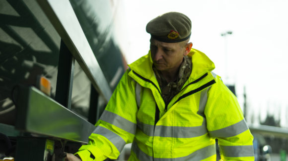 Training begins for military oxygen tanker drivers