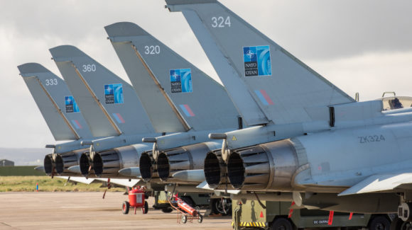 RAF typhoons begin latest NATO baltic air policing mission