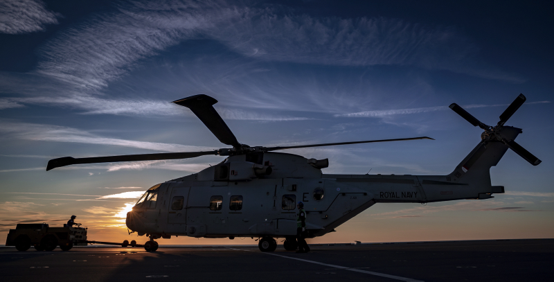 Royal Navy helicopters join fight against coronavirus in south-west