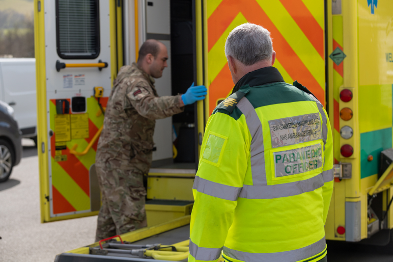 Welsh Secretary recognises contribution of UK's Armed Forces to COVID-19 response