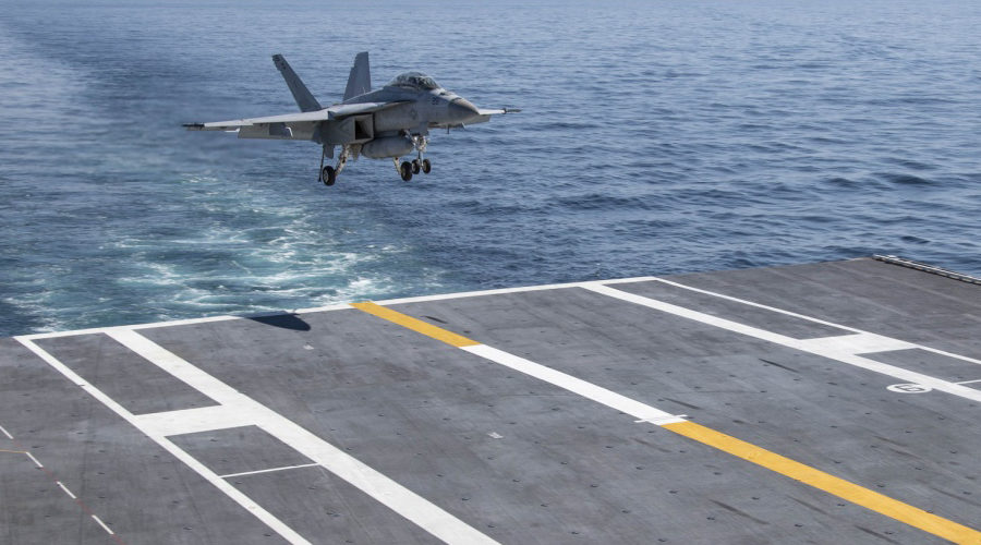 Aircraft milestone reached aboard USS Gerald R Ford