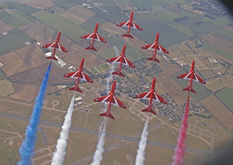 Red Arrows successfully complete Public Display Authority