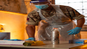 Army develops disinfectant spray to kill coronavirus