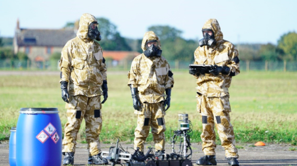 Dstl state-of-the-art robot trialled to seek out chemical agents