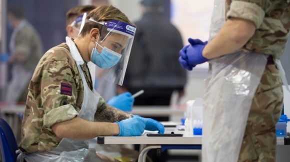 Military to support the testing of thousands of students in England
