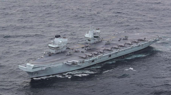 UK Carrier Strike Group reaches important milestone