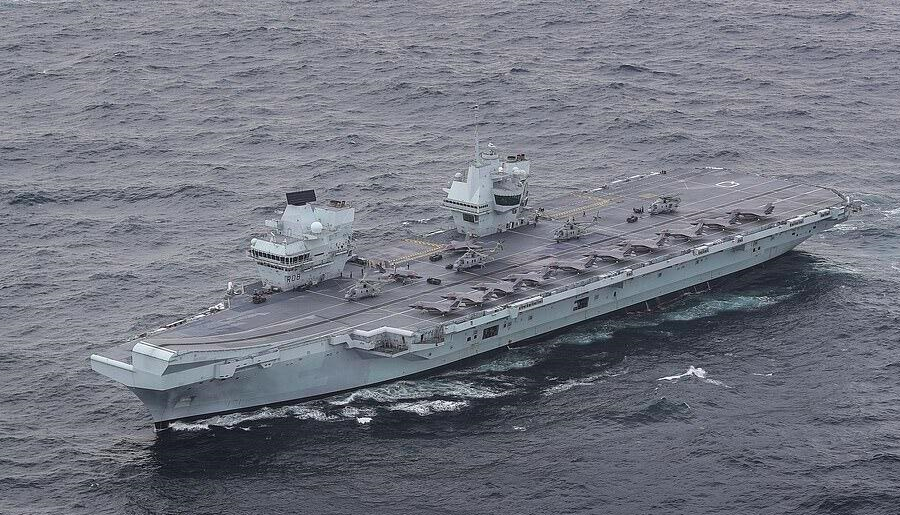 UK Carrier Strike Group reaches important milestone