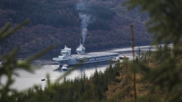 HMS Queen Elizabeth visits western Scotland for the first time