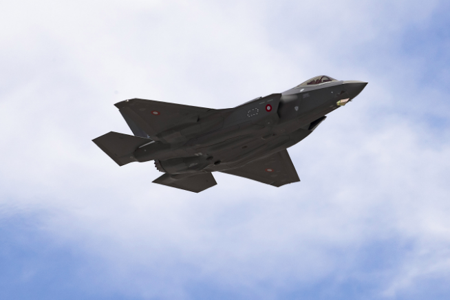 NATO F-35 Milestone First F-35A For Denmark Takes Flight